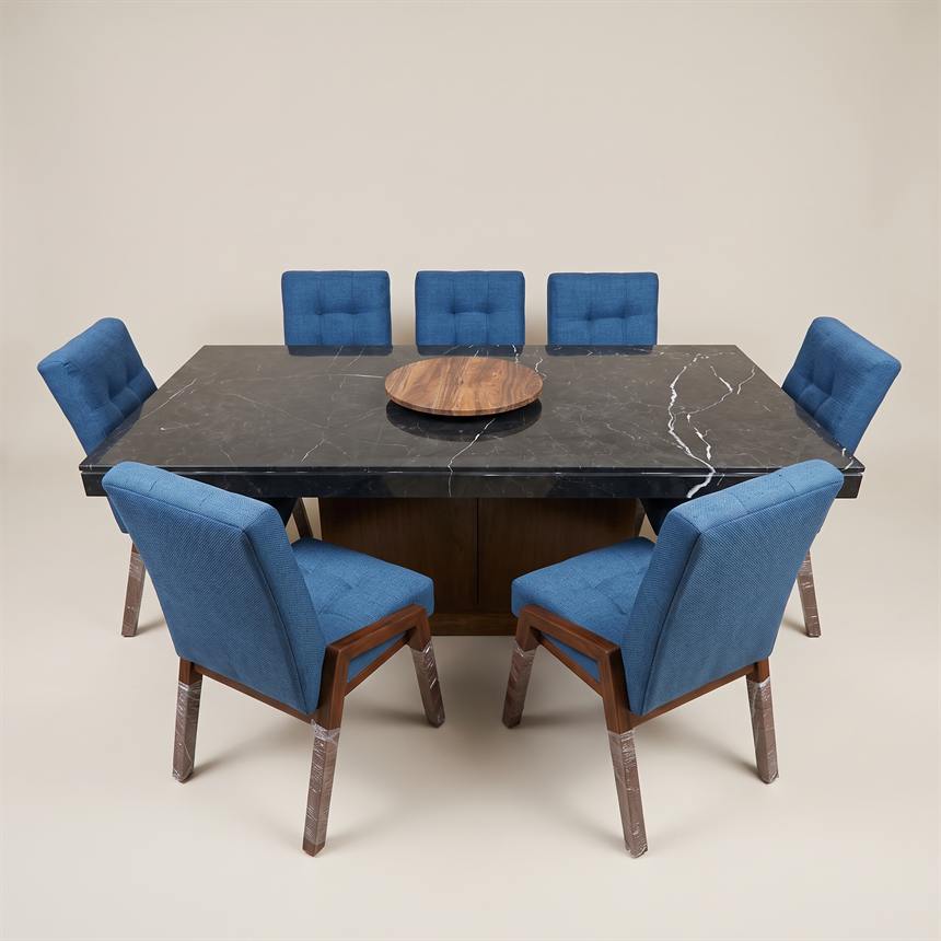 Mesa Marsella vista de tres cuartos