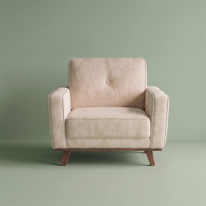 El sillón individual de la sala Oslo