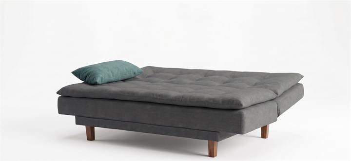 Sofá cama Laredo con la extensión abierta
