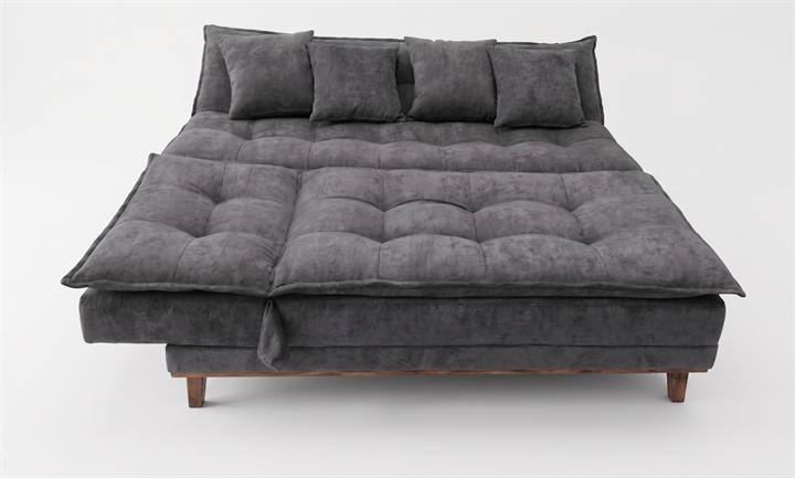Sofá Oslo Premium abierto como cama
